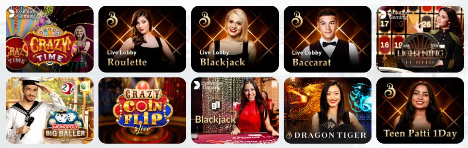 Juegos de casino en vivo REDBET CASINO Chile